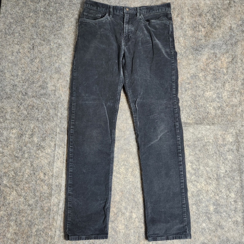 Flint and Tinder 365 Pants Men 31x32 Gray 5 Pocket Straight Fit Chino Flat Front